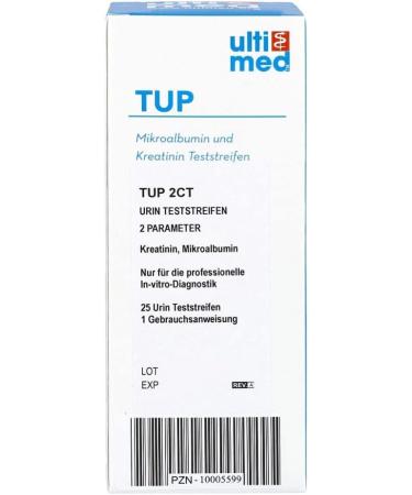 MICROALBUMIN Creatine Urine Test Strips - 25 pcs for Home Testing | Fast International Shipping - Buy Online on GoSupps.com