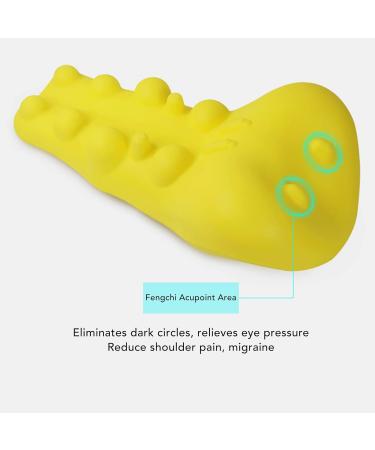 Banapoy Neck Stretcher & Shoulder Posture Corrector - Pain Relief Deep Tissue Massage & Cervical Traction Device for Neck Hump Support - Buy Online on GoSupps.com
