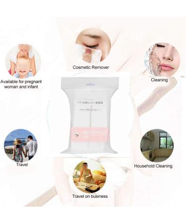 Make Up Cotton Cotton Cosmetic Remover Cotton Pads Absorbent Versatile Hypoallergenic for Make Up Remove Makeup Facial Cleansing(1000 pieces big bag) - Buy Online on GoSupps.com