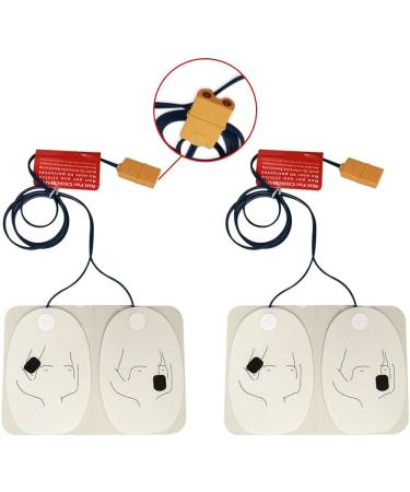 Kegel Angel 2-Packs Adult Training Electrode Pads for AED Trainer - Replacement Pads with Pins | White - Buy Online on GoSupps.com