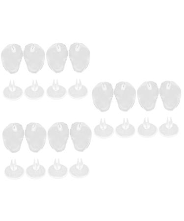12 Pairs Clip Toe Pad Non-Slip Toe Cushion Forefoot Cushion Clear Toe Protectors Sandal Toe Protectors Shoes Toe Protectors Toe Guards Toe Pads for Forefoot Toe Cushions