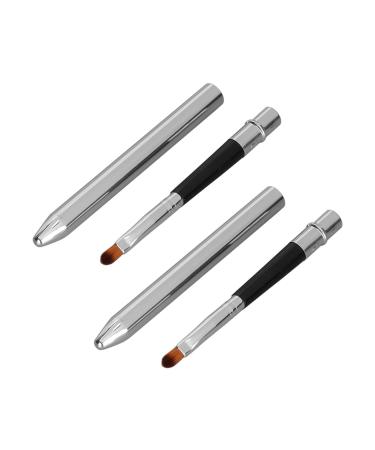 Retractable Makeup Brush Ergonomic Design Lip Brush for Beauty Salon for Home