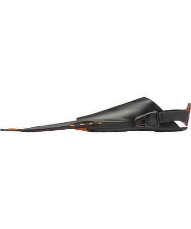 Cressi Adult Short Adjustable Swim Fins | UltraResistant Buckles | Ideal for Travel | Bonete | Designed in Italy | L/XL | US Man 9-13 | US Lady 10-14 | EU 42-47 | Black/Orange - Buy Online on GoSupps.com