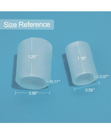 Sumiwish Toe Self Protectors - 18-Pack Silicone Toe Caps for Blisters & Pain Relief | Blue & Medium - Prevent Ingrown Toenails Corns & Calluses - Buy Online on GoSupps.com