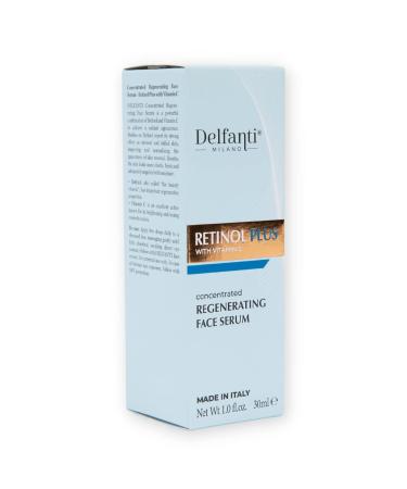 Delfanti Milano Retinol Plus with Vitamin C - Regenerating Face Serum | Made in Italy - International Shipping Available - Buy Online on GoSupps.com