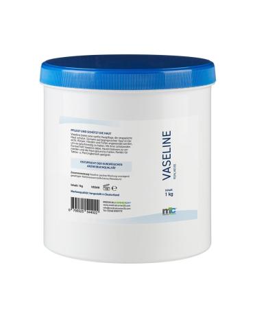 Medicalcorner24 Medicalcorner24 Vaseline Pure White 1kg Gel Skin Care Body Care Tattoo and Piercing Area