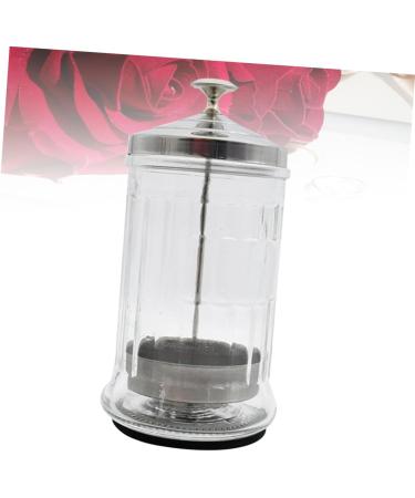 Beaupretty 2PC Scale Sterilization Kit for Hairdressing Tools - Transparent Vascular & Manicure Tool Bottle (10.5x10.5cm) - Buy Online on GoSupps.com