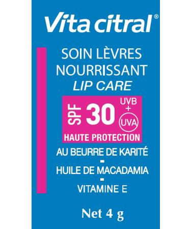 VITA CITRAL® - NOURISHING LIP CARE STICK SPF 30 – 4 gr