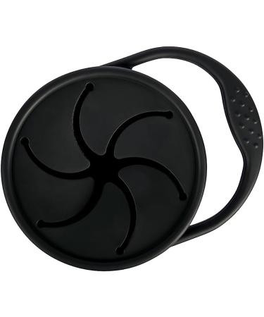 Baby Boosa Surprise Snack Pot - Dentist-Developed No-Spill Cup for On-The-Go Snacking - Collapsible & Soft Finger Food Container - Explore Healthy Treats with Easy Access - BLW Milano Black - Buy Online on GoSupps.com