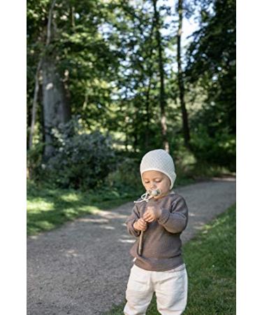 BIBS Supreme Collection Baby Pacifiers - Set of 2 Ivory, Size 6-18 Months | BPA-Free, Made in Denmark - Buy Online on GoSupps.com