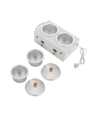 Double Pot Wax Warmer - 100W Adjustable Temperature Hair Removal Waxing Kit | Depilatory Heater (68-248 ) - Worldwide Shipping - Buy Online on GoSupps.com