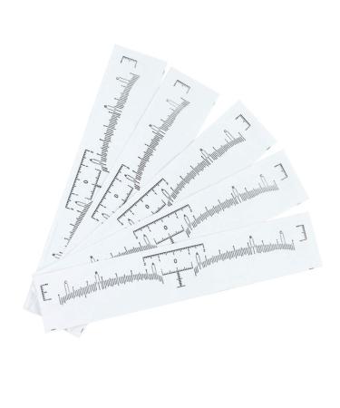 Solustre 100 Disposable Eyebrow Templates - Perfect Eyebrow Liner Stickers & Measuring Tools for Women & Girls - International Shipping Available - Buy Online on GoSupps.com
