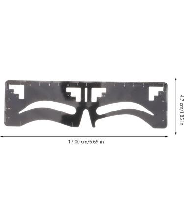 Healvian Metal Eyebrow Ruler 2Pcs Eyebrow Eyebrow Corrector Level Measure Tool for Eyebrow Drawing Line Kit for Eyebrows Eyebrow Makeup Stencil - Buy Online on GoSupps.com