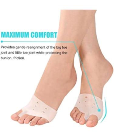 Bunion Corrector Toe Pad Protector Socks - Relief for Hallux Valgus & Forefoot Pain - Men and Women - Buy Online on GoSupps.com