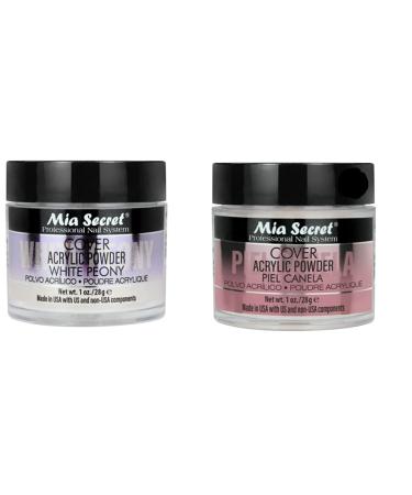 Mia Secret Cover Powder - White Peony & Piel Canela | 1 oz - Best International Shipping - Buy Online on GoSupps.com