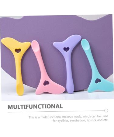 Angoily Eyeliner Aid Eyelash Applicator Eyeshadow Silicone Mascara Applicator Eyeliner Helper Tool Makeup Stamp Silcone Molds Eyelash Tool Silica Gel - Buy Online on GoSupps.com