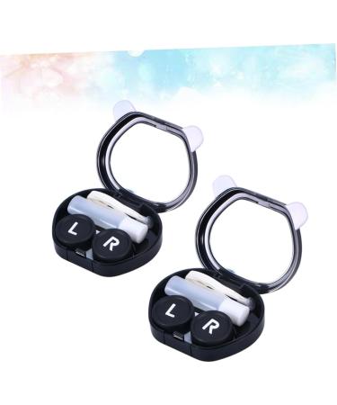 Buy Healvian 4-Piece Colored Contact Lens Case - Panda Design | International Shipping Available - Buy Online on GoSupps.com
