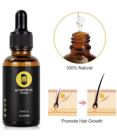Beard Growth Kit - Natural Serum Oil Balm & Comb | Perfect Gifts for Men & Father's Day - Buy Online on GoSupps.com