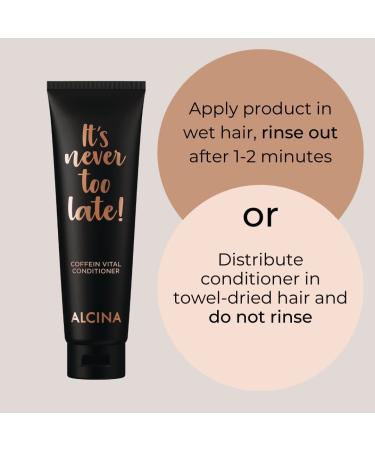 Alcina It's Never Too Late Caffeine Vital Conditioner - 150 ml for Thinning Hair & Hair Loss | International Shipping Available - Buy Online on GoSupps.com