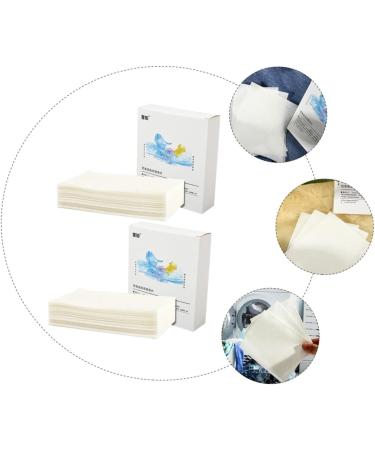 Sosoport 2 Boxes Absorbing Film Washing Supplies Dyeing Proof Cloth Clothes Stain Remover Laundry Detergent Color Saving Color Brightener Non-woven Fabric White Boxed Washing Machine - Buy Online on GoSupps.com