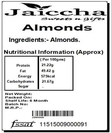 Jaiccha Ghasitaram Dryfruits Hamper-Box 2 Tin Jars of Almonds and MEWA Bites |Gift for Diwali Holi Rakhi Valentine Christmas Birthday Anniversary Her Him| - Buy Online on GoSupps.com