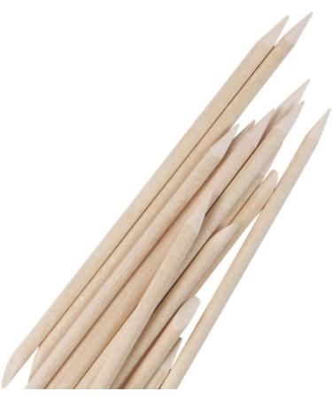 Milisten Skin Picker Nail 100pcs Nail Art Orange Wood Sticks Cuticle Pusher Remover Dead Skin Pusher Rhinestone Picker Manicure Pedicure Tool Cleaning Wand Metals - Buy Online on GoSupps.com