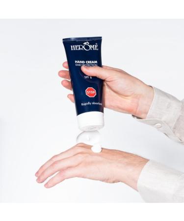 Herome 2 x 200 ml Hand Cream Daily Protection Hand Cream Intense Care Protects Against Dryness - Buy Online on GoSupps.com