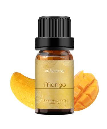 BURIBURI Mango Essential Oil, Premium Grade Scented Oil 10ml Fragrance Oil for Diffusers, Candle Making