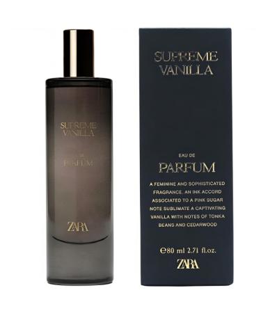 Zara Supreme Vanilla Perfume for Women EDP Eau De Parfum 80 ML (2.7 FL. OZ)