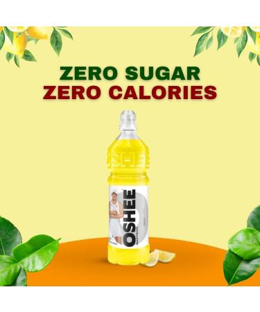LEMON isotonic Drink 750ml (Pack of 6) - Addition of vitamins and L-carnitine Sugar Free Hydration Vitamin Drinks - Buy Online on GoSupps.com