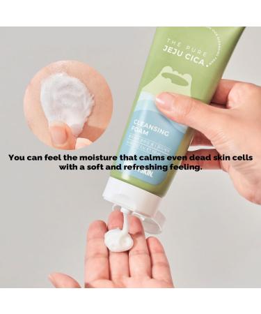 Buy PS.PRETTYSKIN Pure Jeju Cica Centella Asiatica Cleansing Foam 150ml - Gentle Cleanser for All Skin Types | International Shipping Available - Buy Online on GoSupps.com