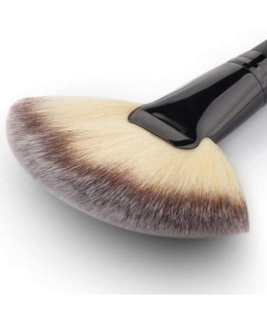 1Pc Large Fan Brush - Versatile Makeup Tool for Contour Concealer Blush & Eyeshadow | International Shipping Available - Buy Online on GoSupps.com