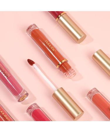Allbesta Velvet Matte Lipstick Set - 5 Colors Waterproof Long Lasting Liquid Lipgloss for Vibrant Makeup - Buy Online on GoSupps.com
