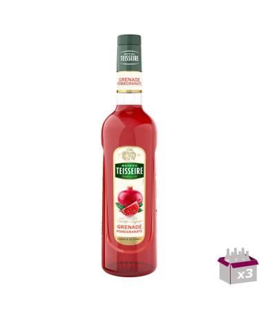 TEISSEIRE Set of 3 Pomegranate Syrup 1L