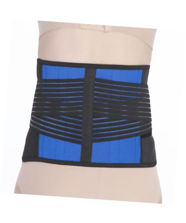 Buy Adjustable XXXL Black Waist Support Belt & Lumbar Brace - Sports & Cooking Support for Men - Buy Online on GoSupps.com