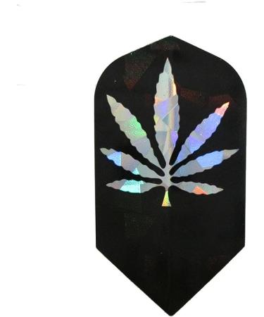 Poly Metronic Marijuana Pot Leaf Slim Size Dart Flights - 15 Assorted Designs - Buy Online on GoSupps.com