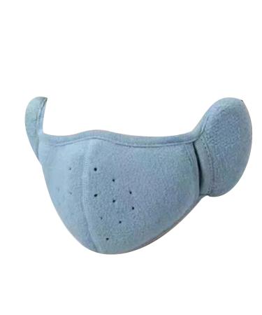 Anulely windproof face cover breathable cold -safe ski mask warm face cover outdoors for men and women face cover in cold weather skiing running light blue2