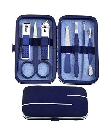Nail Clipper Set -7 Pieces Stainless Steel Manicure Kit Portable Pedicure Kit Nail Care Kit Professional Manicure Set for Women