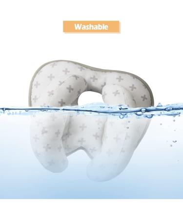 KAKIBLIN Kids Banana Neck Pillow - Grey Cross | Neck Support Travel Pillow for Stroller - Buy Online on GoSupps.com
