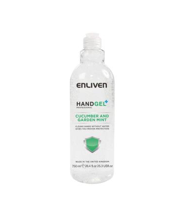 Enliven - Enliven Cucumber & Garden Mint Hand Sanitiser Gel - 750ml