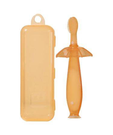 Soft Silicone Toothbrush for Children | 2-in-1 Toothbrush & Bite Ring | Hochelastic Chew-Resistant Training Brush - Buy Online on GoSupps.com