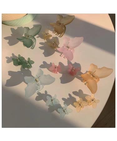 Agirlvct 15 PCS Matte-Color Butterfly Hair Claw Clips | Non-Slip Medium Hair Jaw Clips for Women & Girls | Strong Hold Cute Hair Accessories - Birthday Gift | Thick & Thin Hair - Style 2 - Buy Online on GoSupps.com