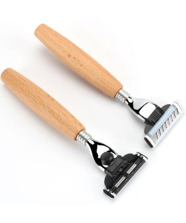 Buy Wooden Handle Security Razor Premium Quality & International Shipping - Buy Online on GoSupps.com