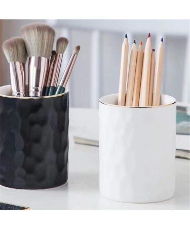 Desk Top Storage Ceramic Pencil Holder Eyeliner Eyebrow Pencil Make-up Brush Beauty Holder (D 8 * 10CM) D 8*10CM - Buy Online on GoSupps.com