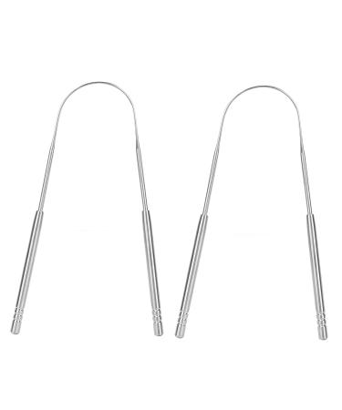Stainless Steel Tongue Scraper U Shaped Tung Scraper Tongue Scraper Bad Breath Removal Oral Health Protection Tongue Cleaner