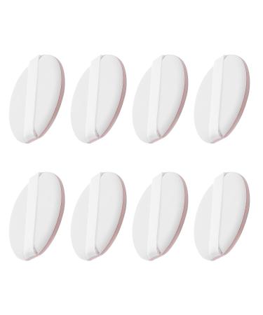 Molain 8-Part Round Make-Up Sponge Set with Strap - Smooth Powder Blending for Primer Cream & Concealer - Full Coverage Face & Body Applicator in White - Buy Online on GoSupps.com