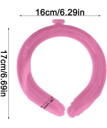 Neck Cooler Cooler Tube Wrap for Body Portable and Wearable Cooling Neck Wraps Cooling Products for Hiking Study Camping Offices Travel Money money Pink - Buy Online on GoSupps.com