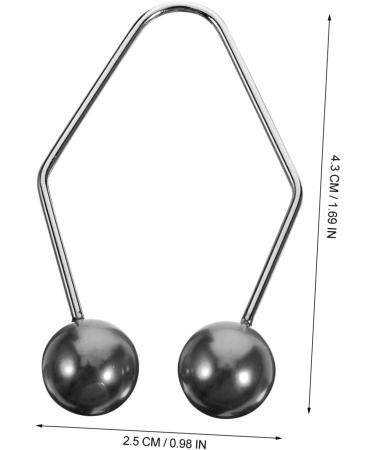 BELLIFFY 1 Pair Dimple Trainer Cheeks Clip Dimples Trainer for Cheeks Metal Dimples Exerciser Facial Tool Face Dimples Exerciser Dimples Maker for Face Cheeks Face Exerciser Cheeks Balls 4.30X2.50X0.80CM Black - Buy Online on GoSupps.com