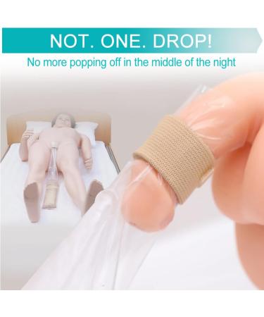 Leak-Free Male External Catheter Strap - Fully Adjustable Penile Clamp for Prostate Surgery | Reusable & Washable Incontinence Supplies (Pack of 10 - Buy Online on GoSupps.com