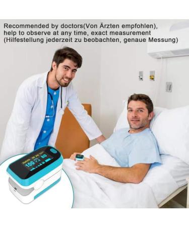 Buy MomMed Pulse Oximeter - Accurate SPO2 & Pulse Measurement for All Ages | OLED Display & Alarm | Fast International Shipping - Buy Online on GoSupps.com